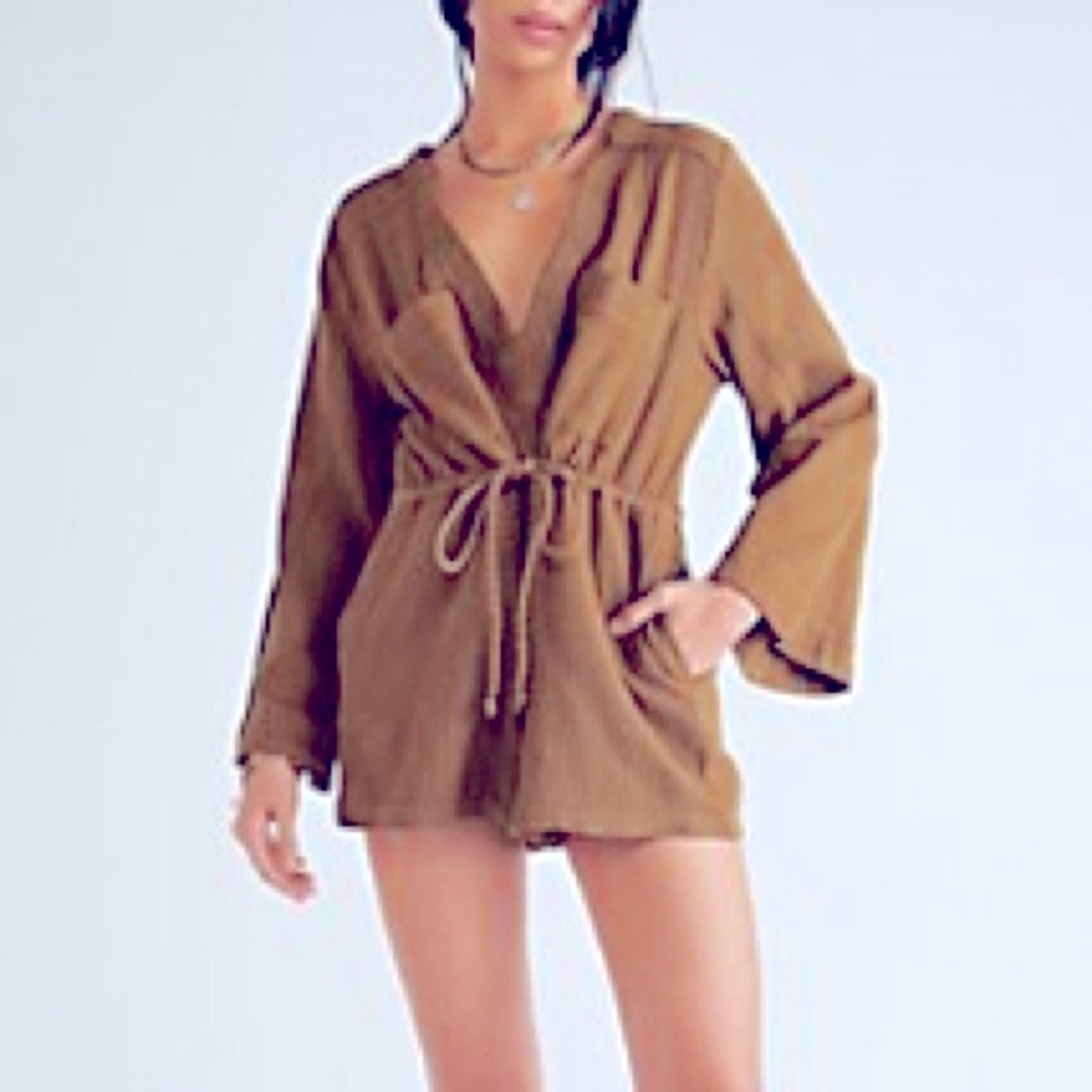 Brown romper